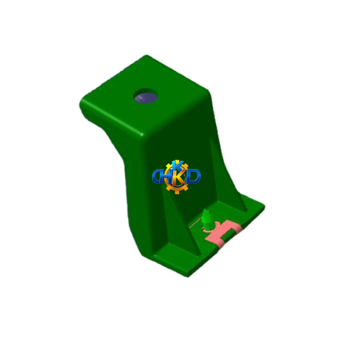 پایه پایینی سپر عقب چپ MVM X22 | براکت اتصال سپر عقب سمت چپ