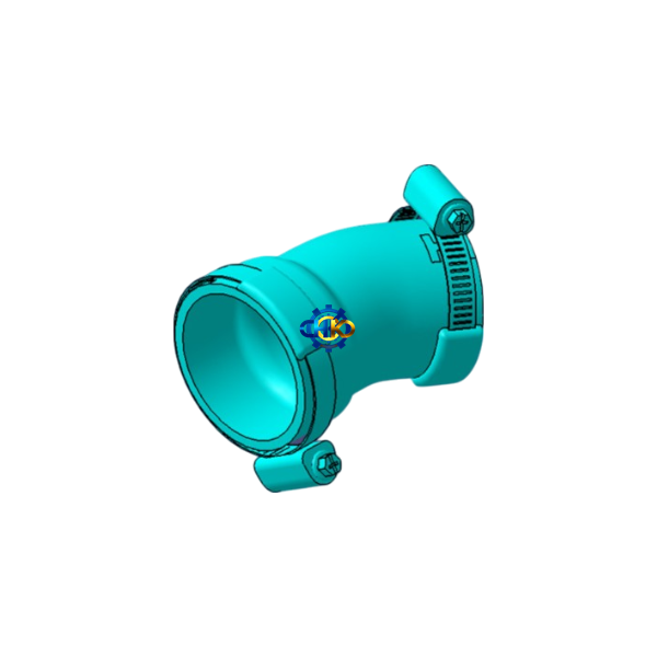 لوله صدا خفه کن توربوشارژر MVM Tiggo 7 | لوله دمنده توربوشارژ تیگو ۷ | لوازم یدکی سیستم توربوشارژ و اگزوز